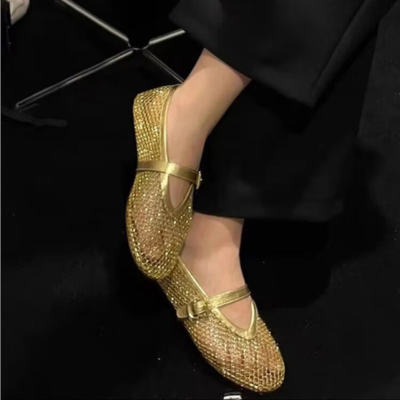 🎉Mesh ballet flats are a celebrity favorite this spring embrace the trend. - Picture 13 of 16